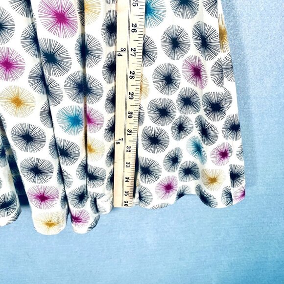 Effie’s Heart Dress Womens S Multicolor Cotton Blend Fit Flare Polka Dot - Picture 12 of 13